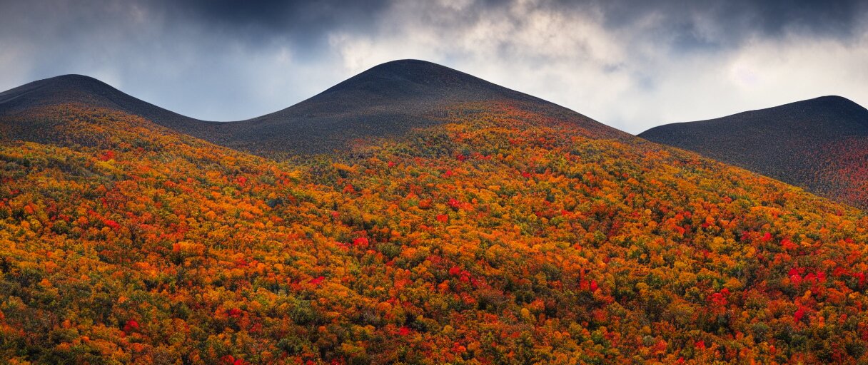 Landscape Portrait of Franconia Ridge