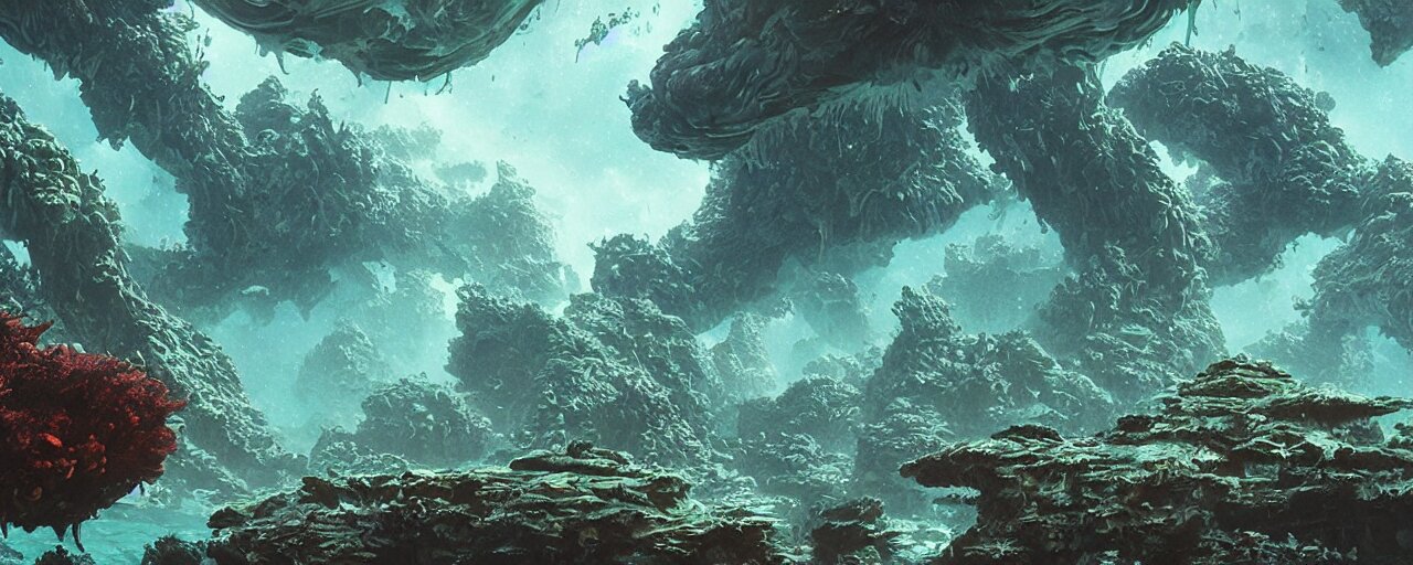 ” Underwater Alien Landscape