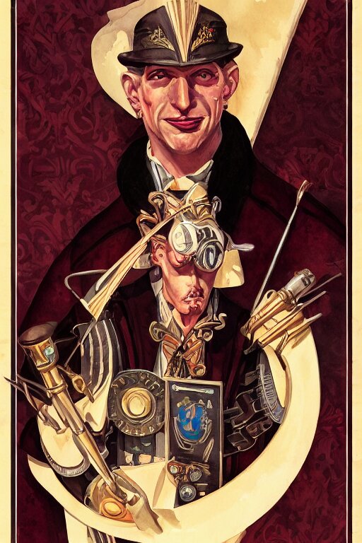 Zoomed Out Portrait of a Duke