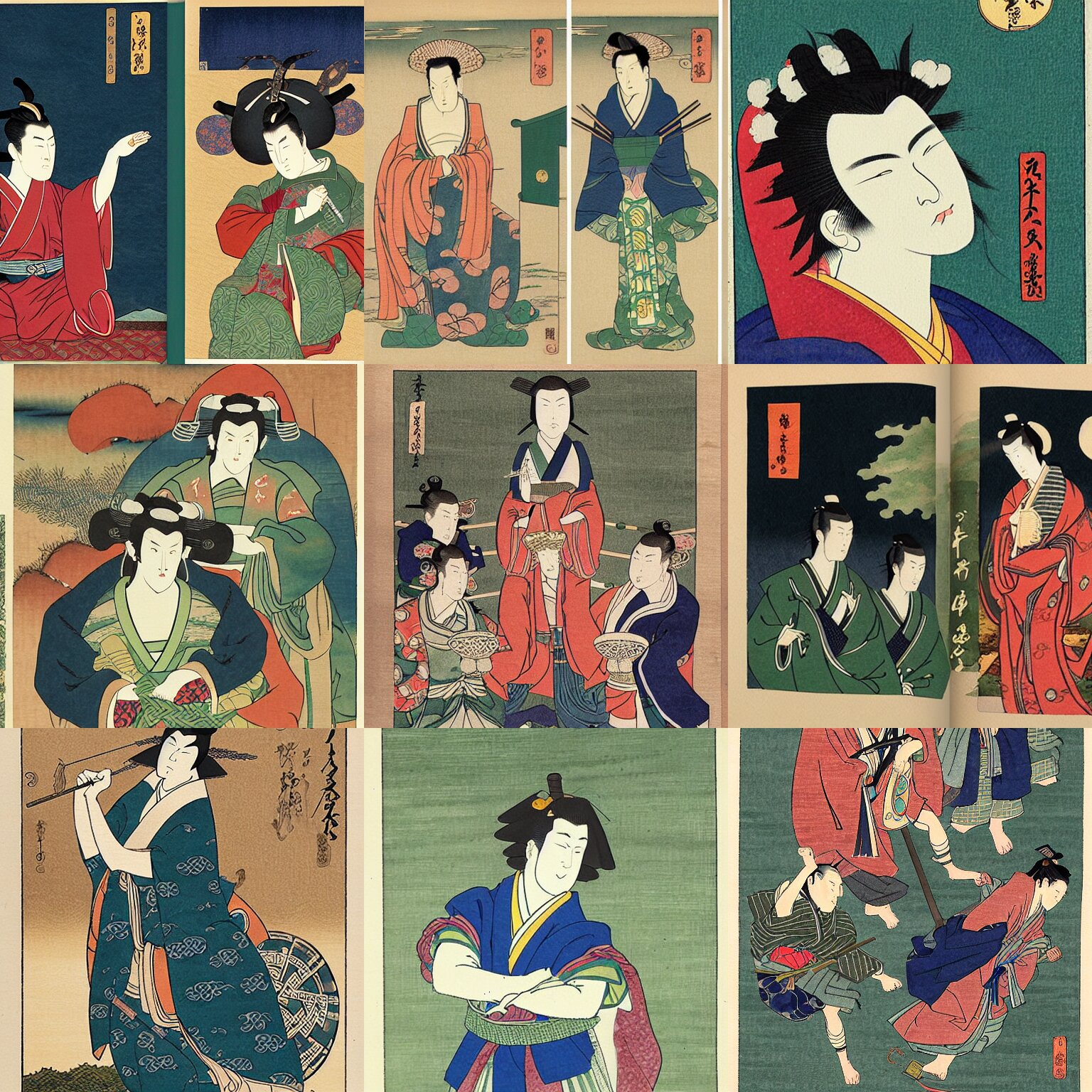 Celtic Legends Illustrated in Tokugawa Era Ukiyo