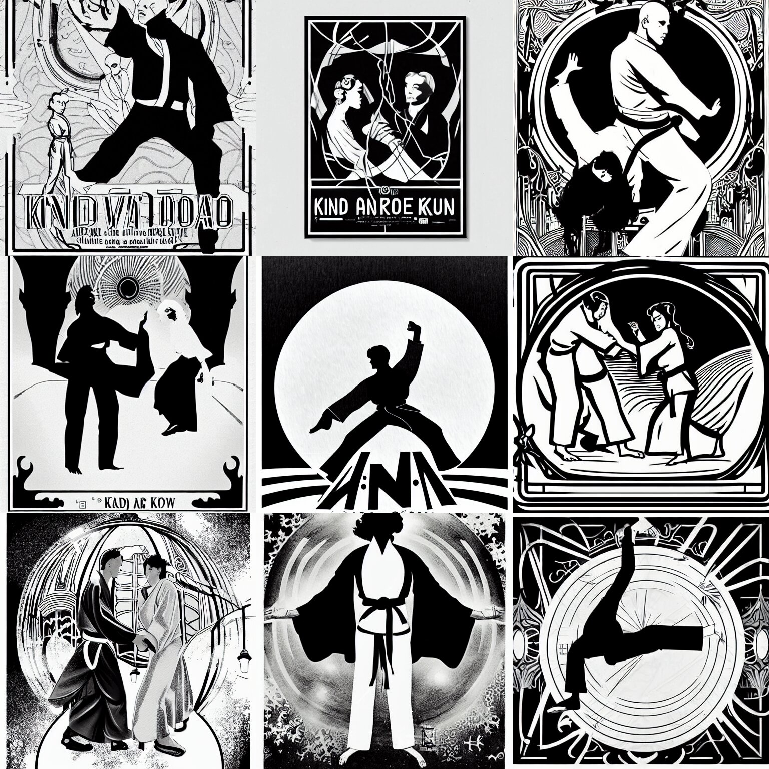 Art Nouveau Art Deco Movie Poster
