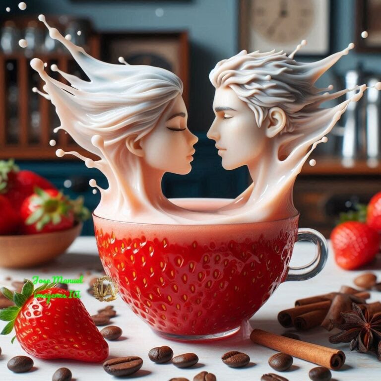 Strawberry Spray Gel Miniature Floating Cup