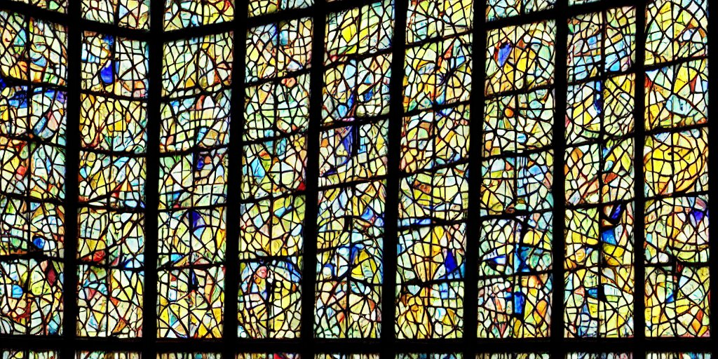 Stained Glass Windows in a Building Designed