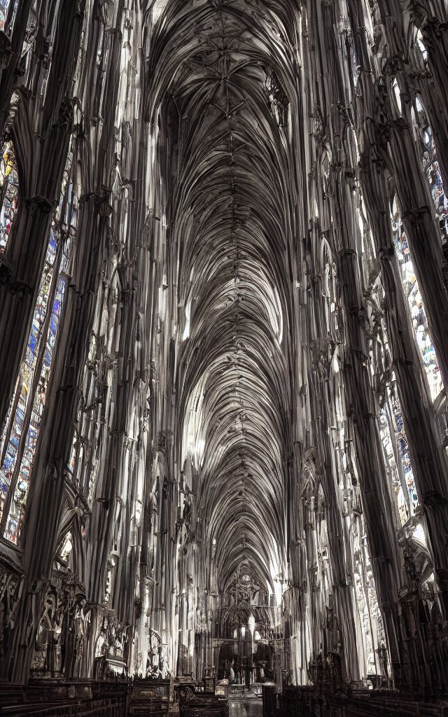 Cathedral Interior Symmetrical