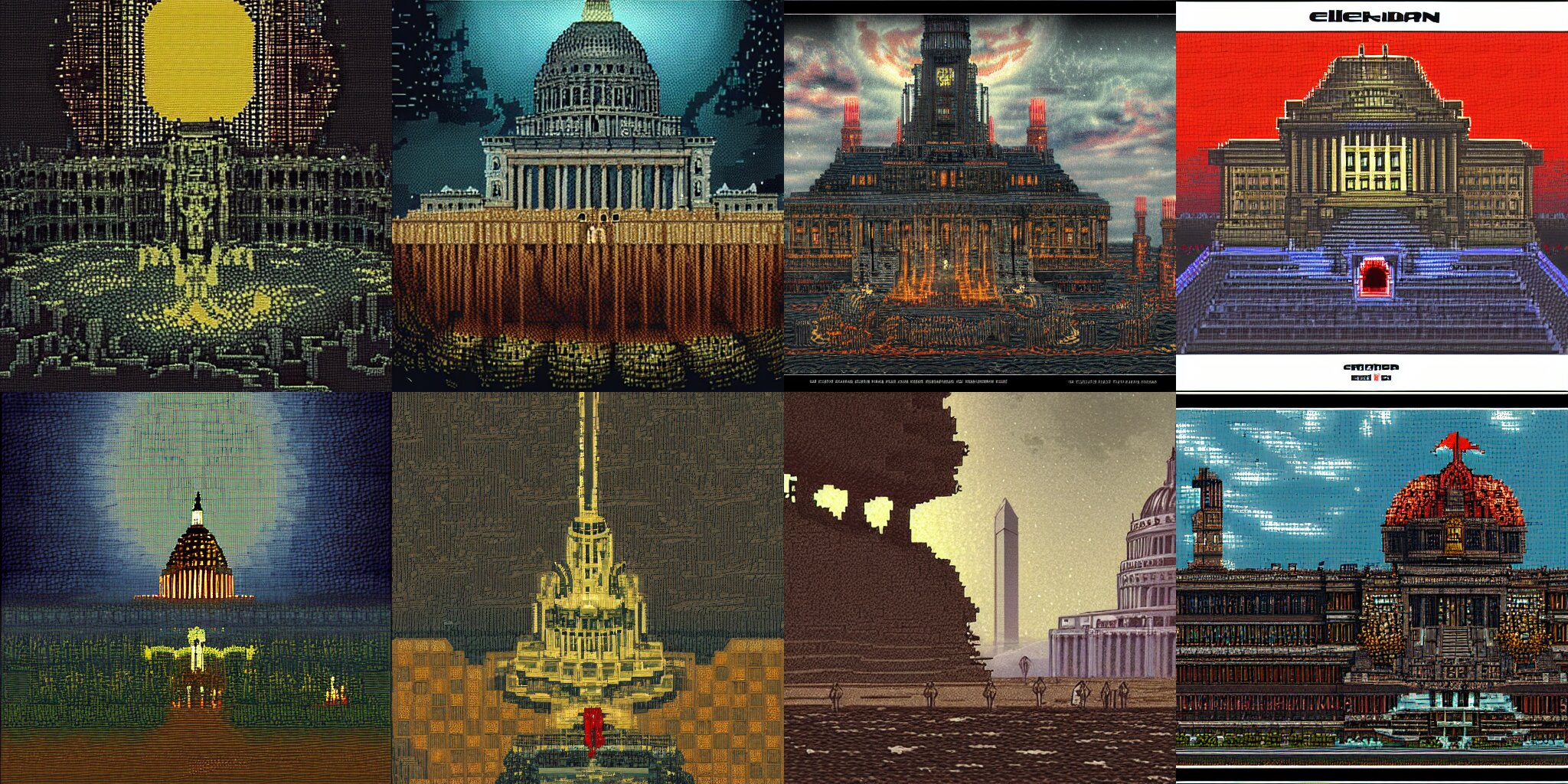 Elden Ring Capitol Pixel Art
