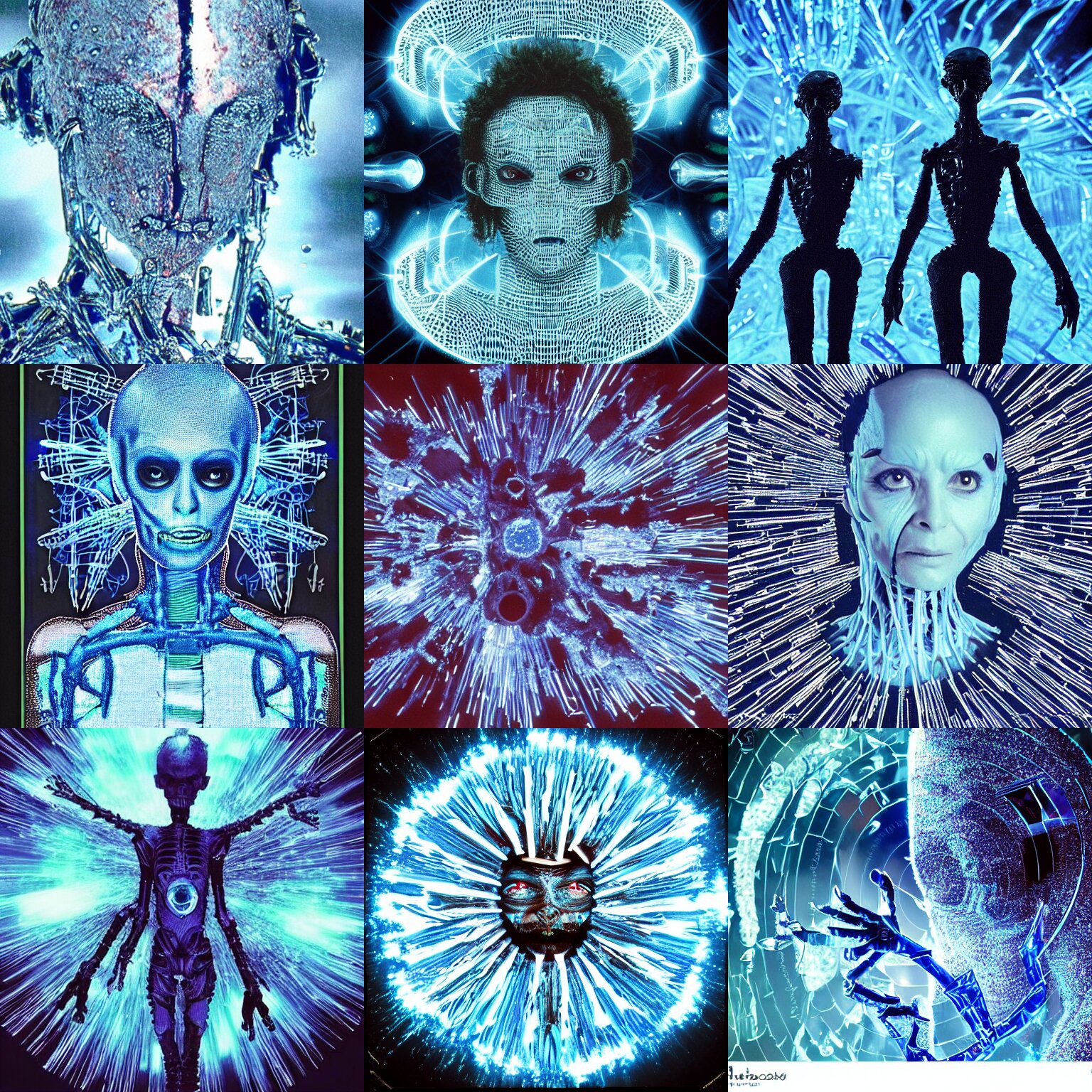 Intricate Body of Aliens+by+hr+geiger with Edward+scissorhands