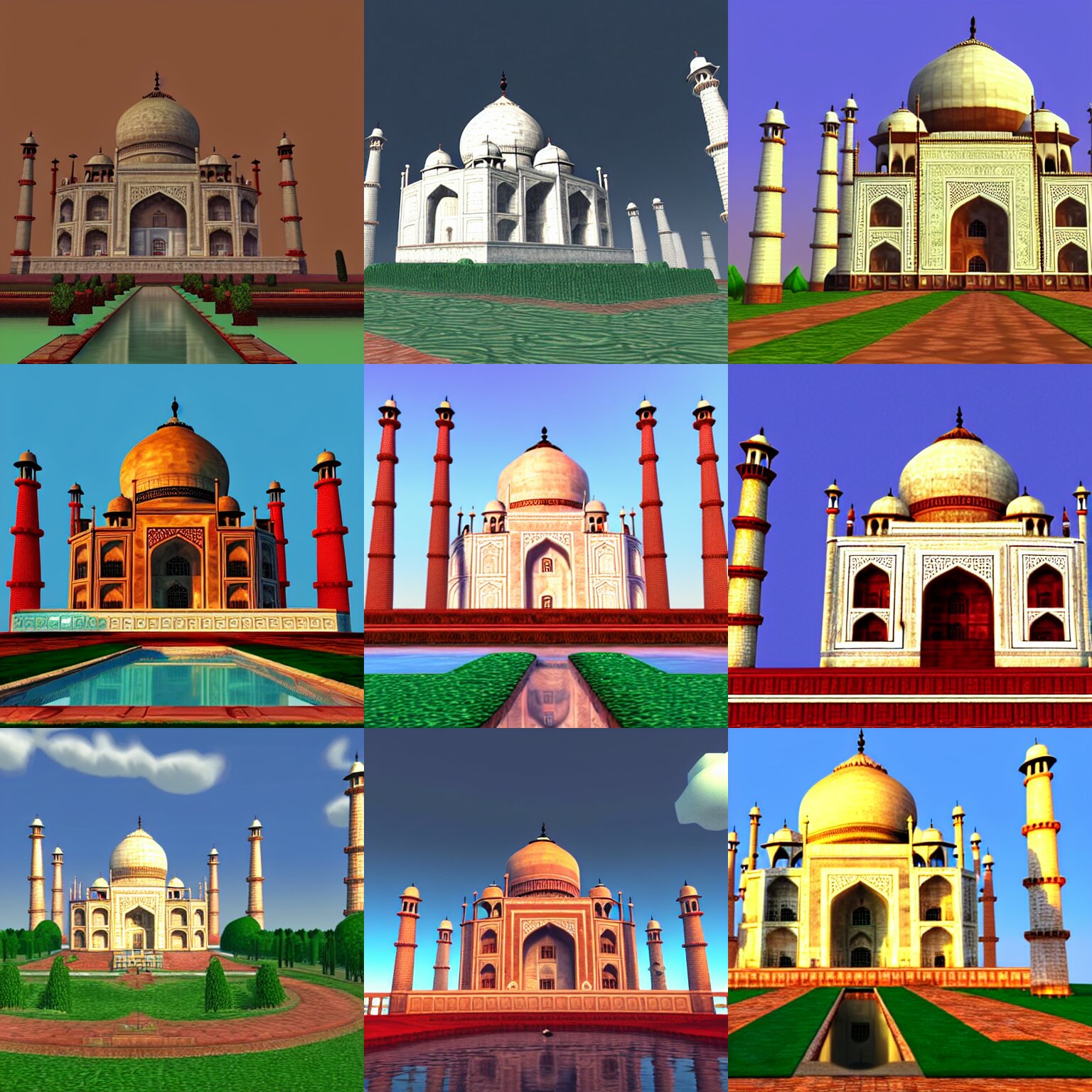Taj Mahal in Super Mario 64 (1996)
