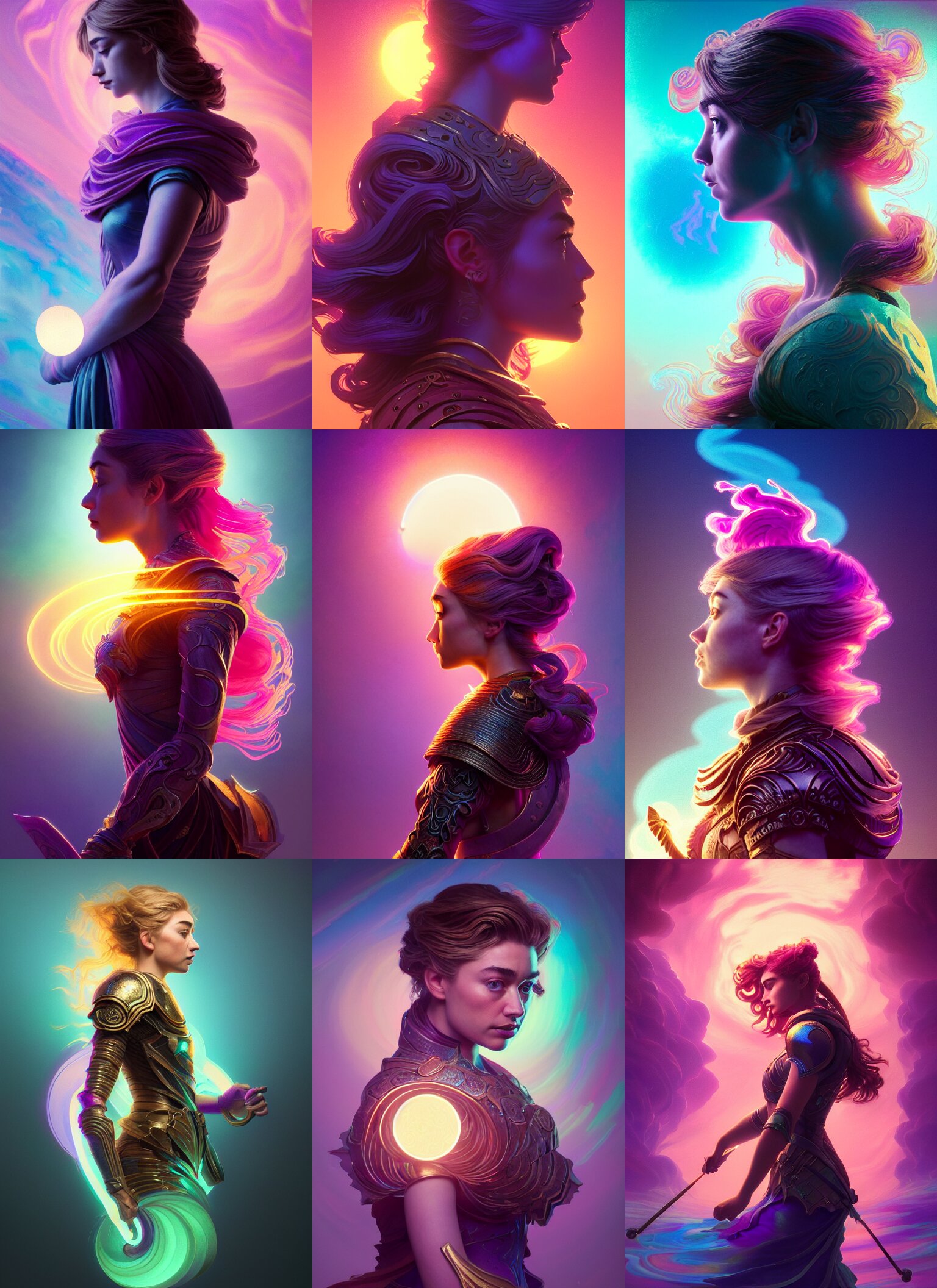 Side Portrait Imogen Poots Paladin
