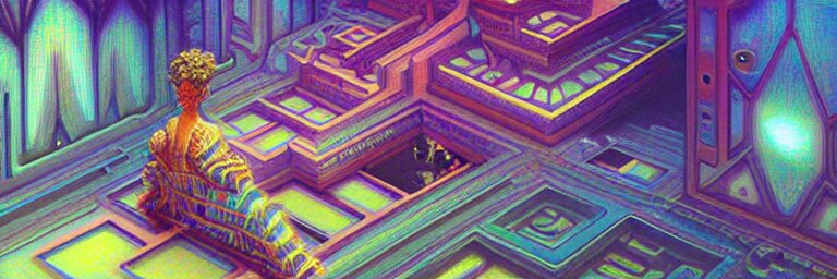 Sprawling Miniature Cybernetic Temple