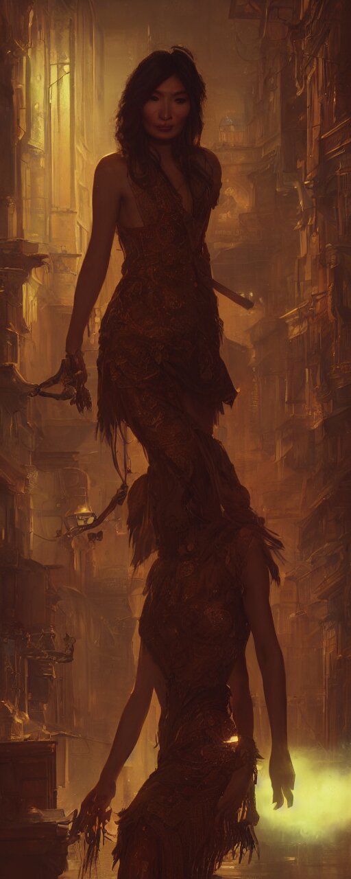 Portrait of Gemma Chan Tavern Bard