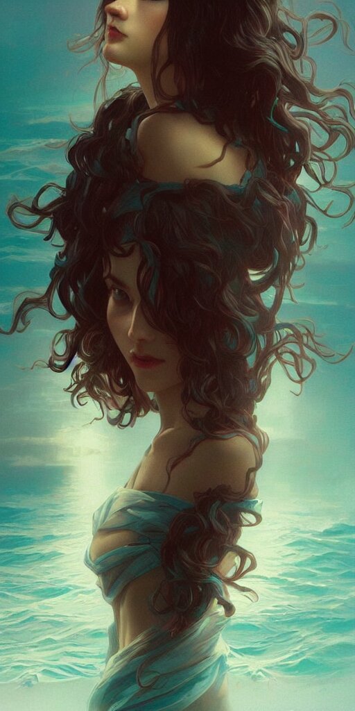 Haunting Beautiful Young Woman