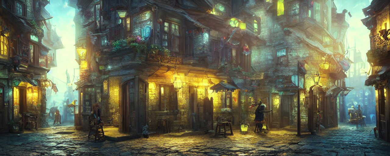 Tavern Bard Infront of Tiny