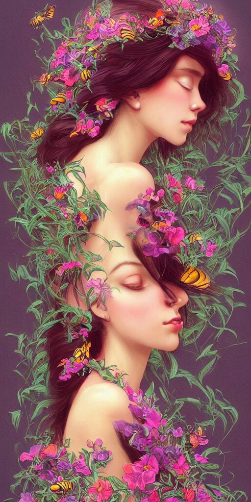 Young Woman Siamese Twins