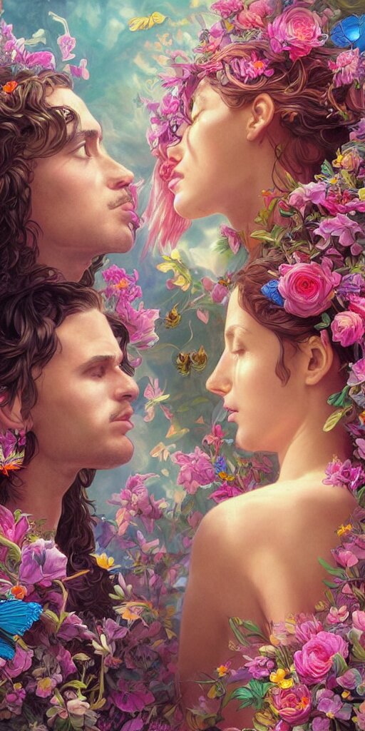 Adam and Eve Intense Eyes