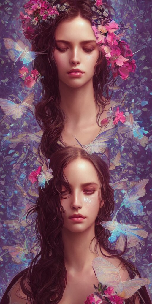 Young Woman Extremely Detailed Gorgeous Face