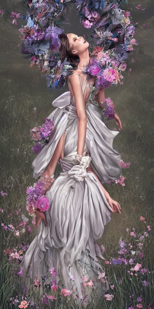 Young Woman Out in a Field