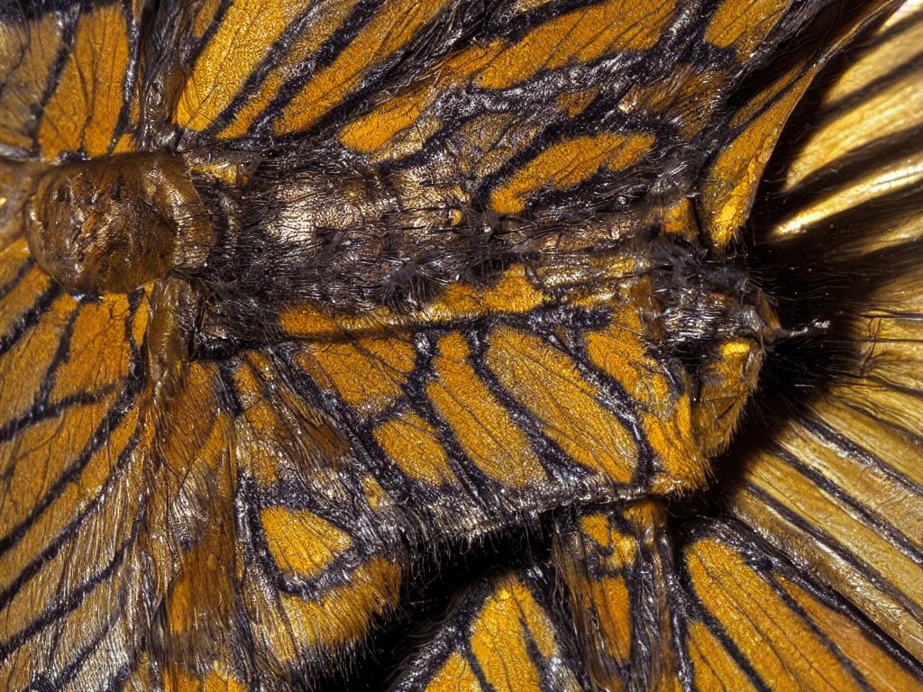 Close Up Macro Shot of a Beautiful Insect