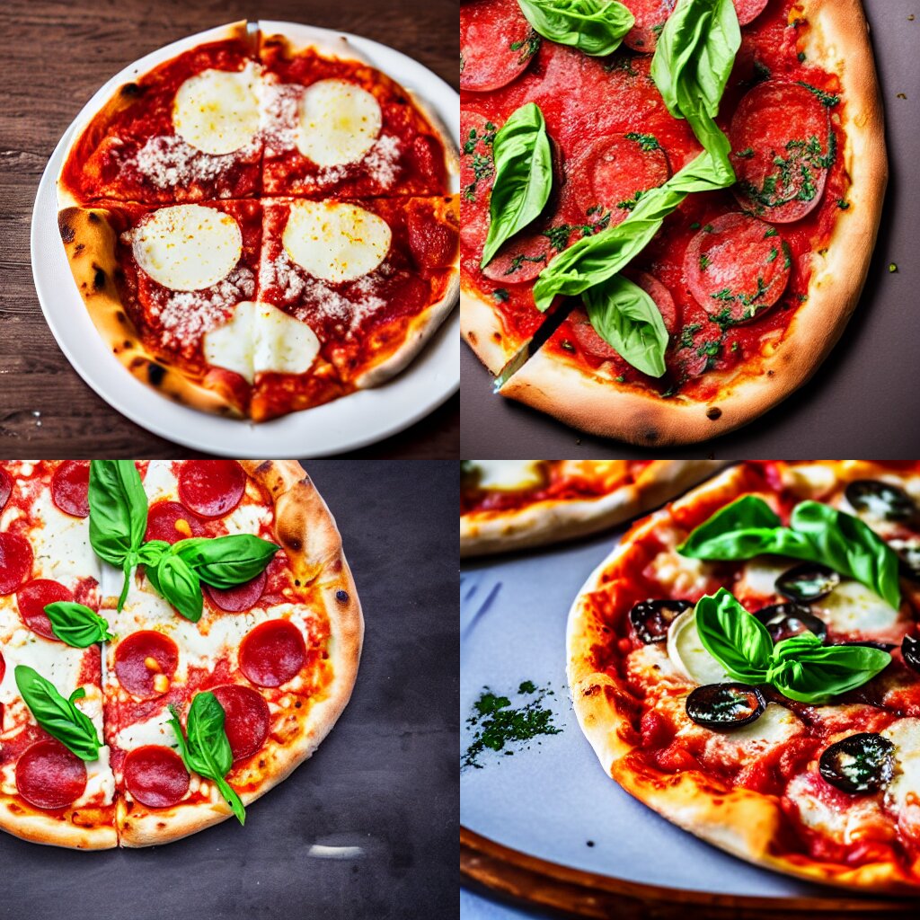 Delicious Plate of Margherita Pizza