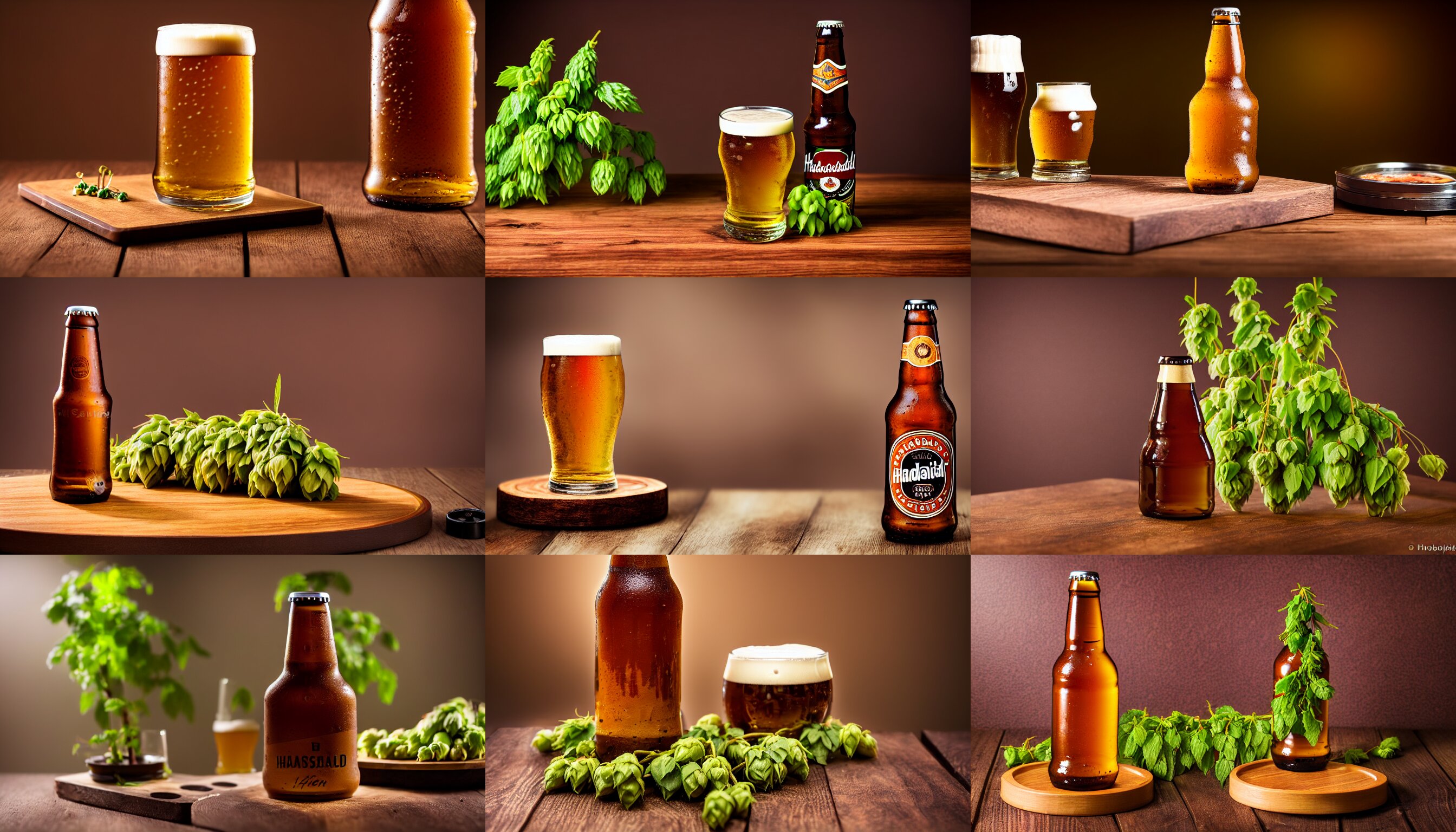 Dslr Food Photography of a Brown Beer Bottle