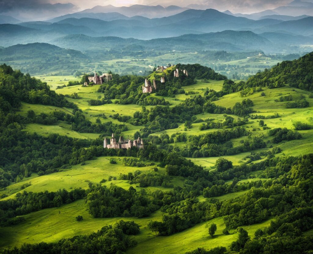 Vast Verdant Valley Surrounded