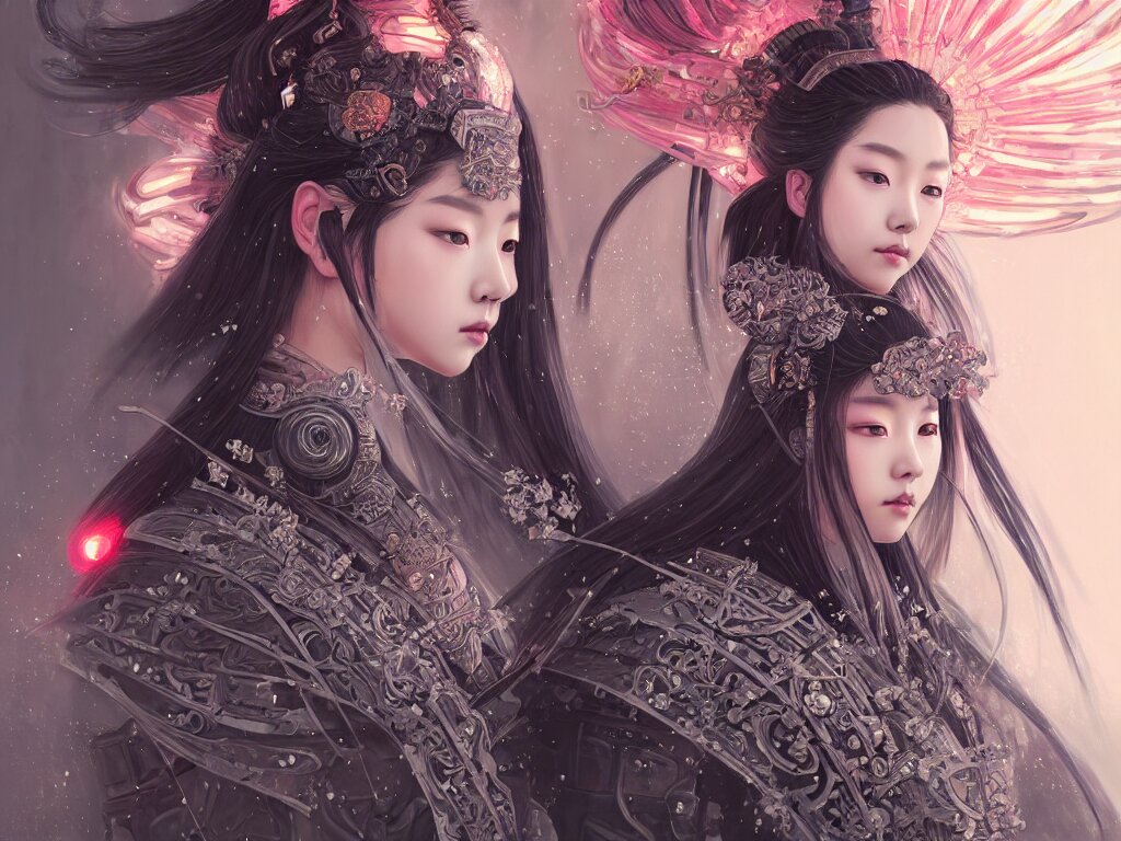 Portrait Jisoo Blackpink Samurai Girl
