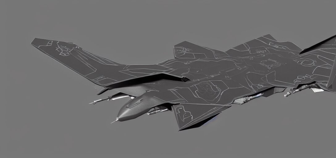 Mechanized Moth with Wings Spread