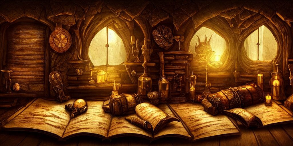 Fantasy Medieval Interior Room