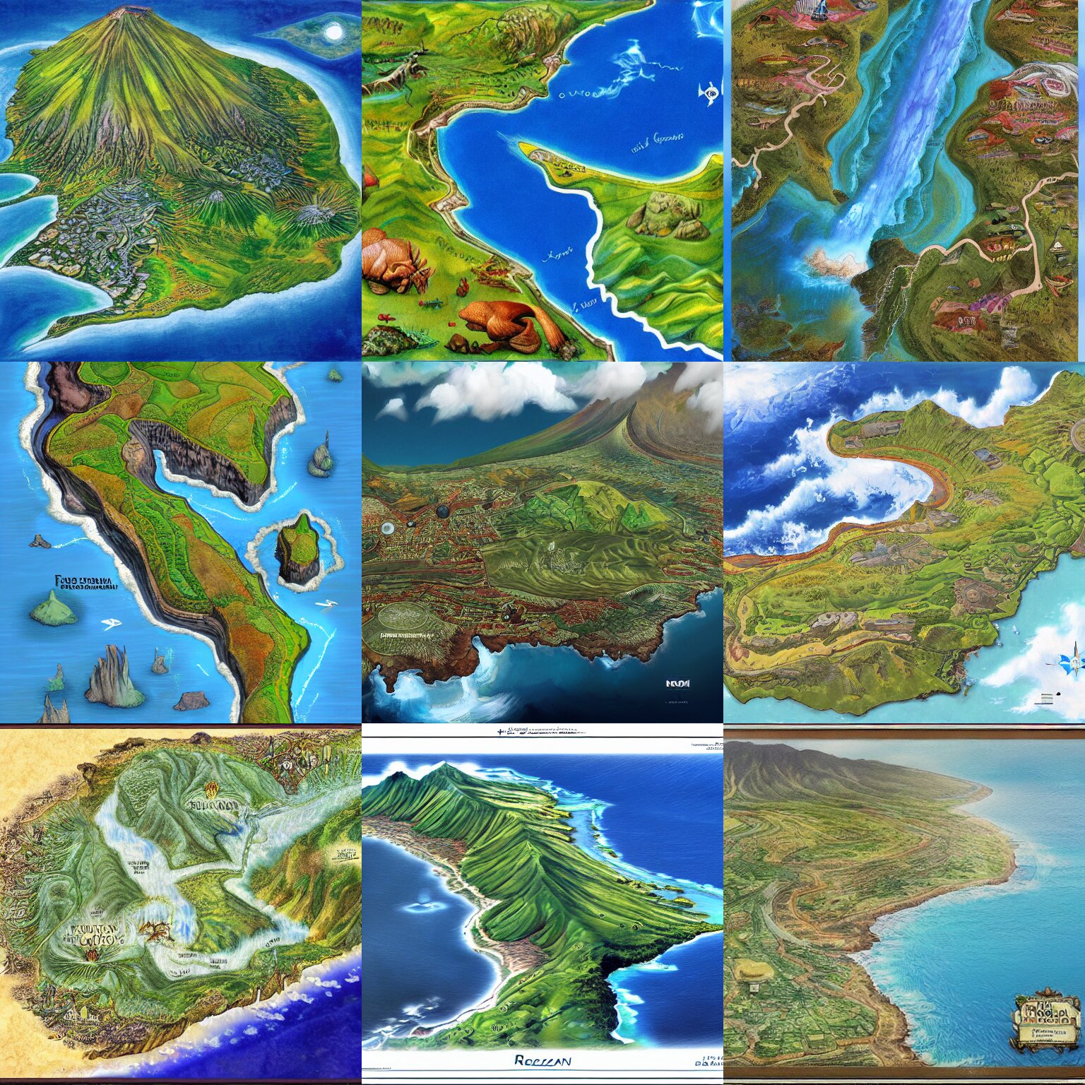 Map of Reunion Island