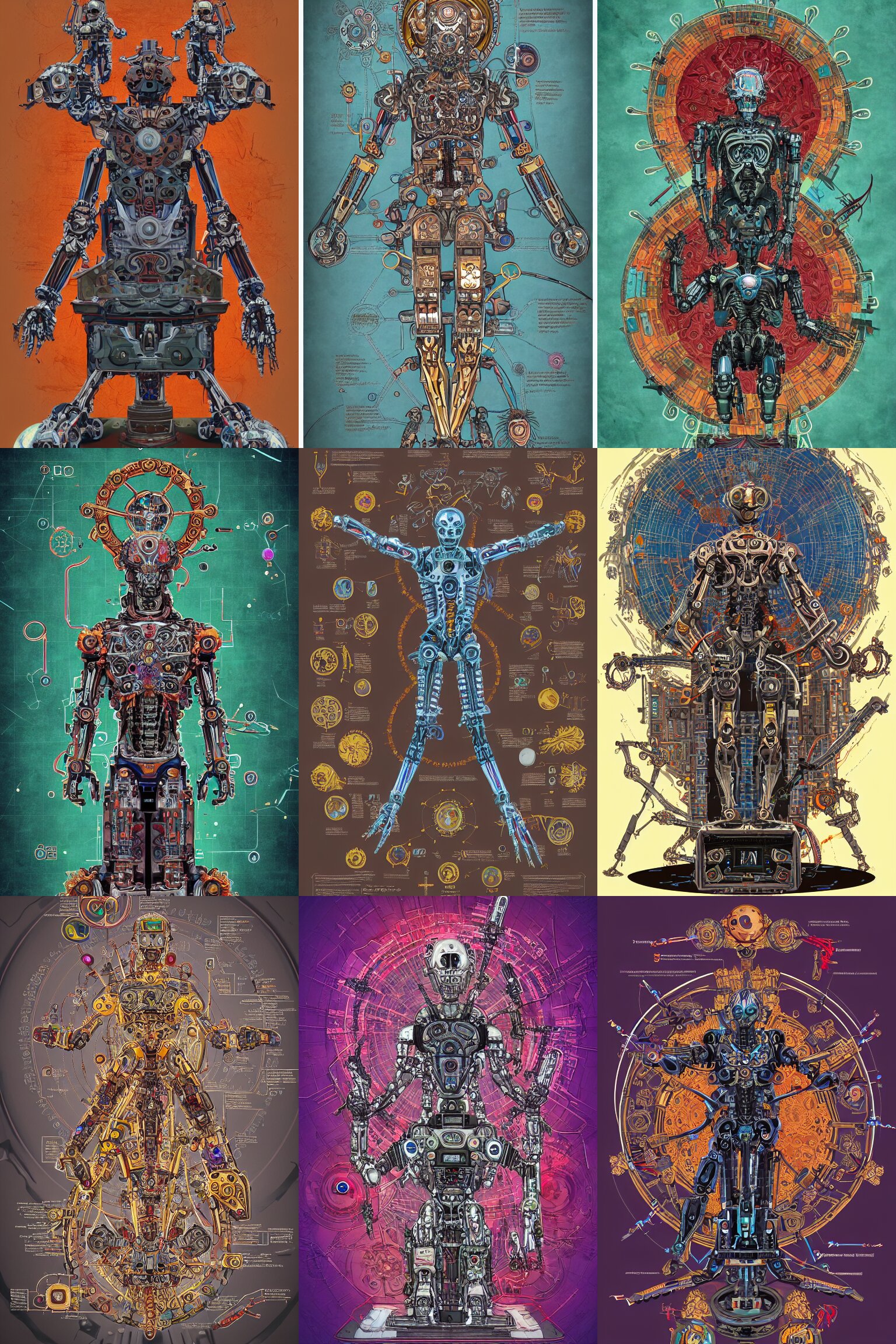 Anatomy of the Vitruvian Terminator