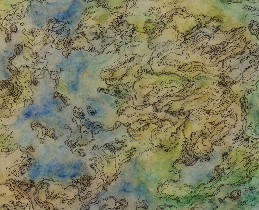 Ancient Fantasy Regional Map