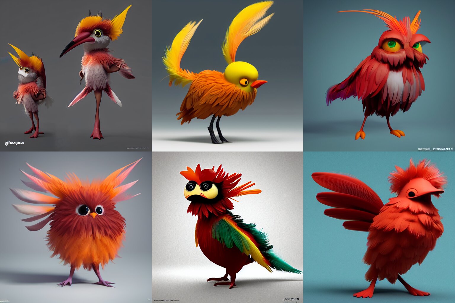 Cute Feathers Pictoplasma Characterdesign Toydesign Toy Monster Bird of Paradise