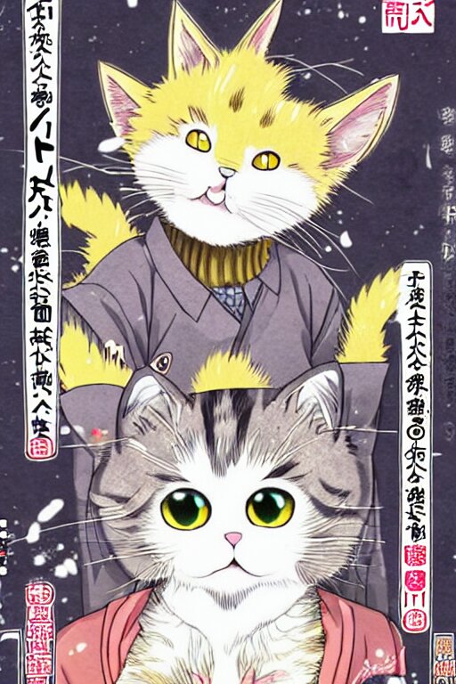 Cover of Japanese Manga About a Cute Cat Find the Owner in Apocalypse Cruel World