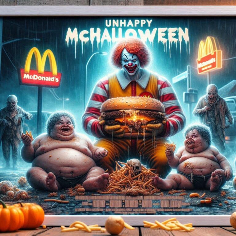 Unhappy McHalloween Horror Movie Poster