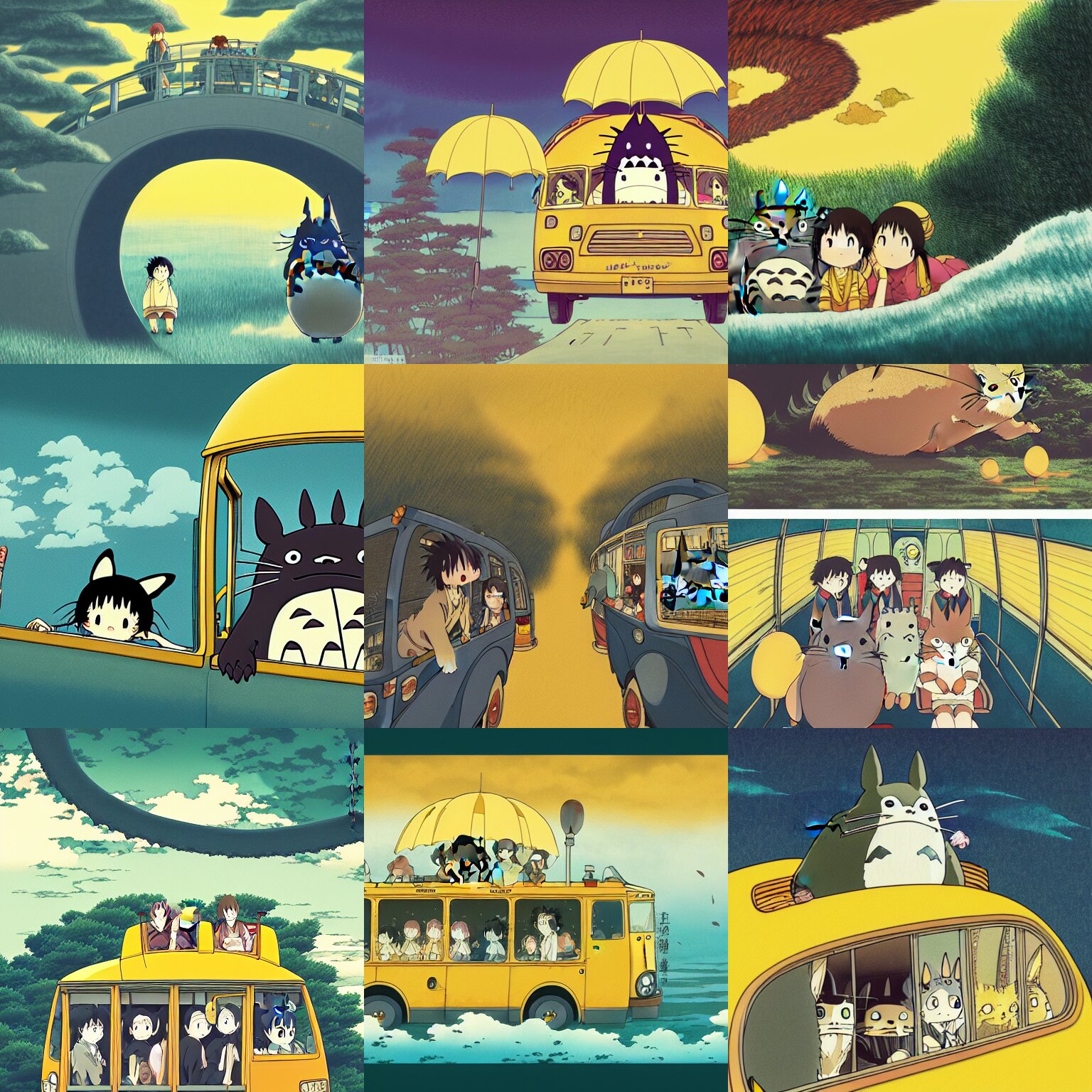 Anime Scene from Totoro