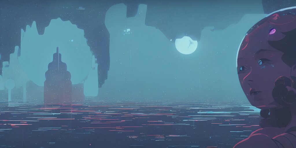 Sci Matte Gouache Illustration