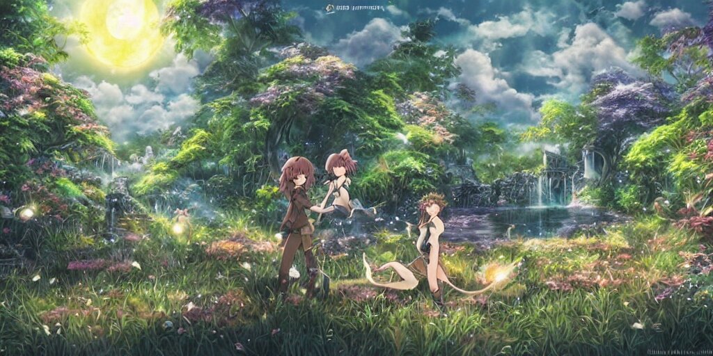 Final Fantasy Key Visual of a Cats Anime