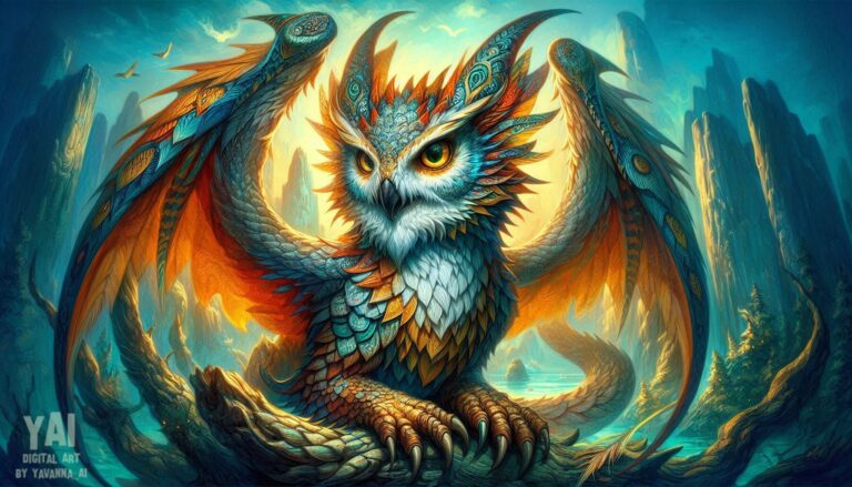 Dragon-Owl Fantasy Art Feature