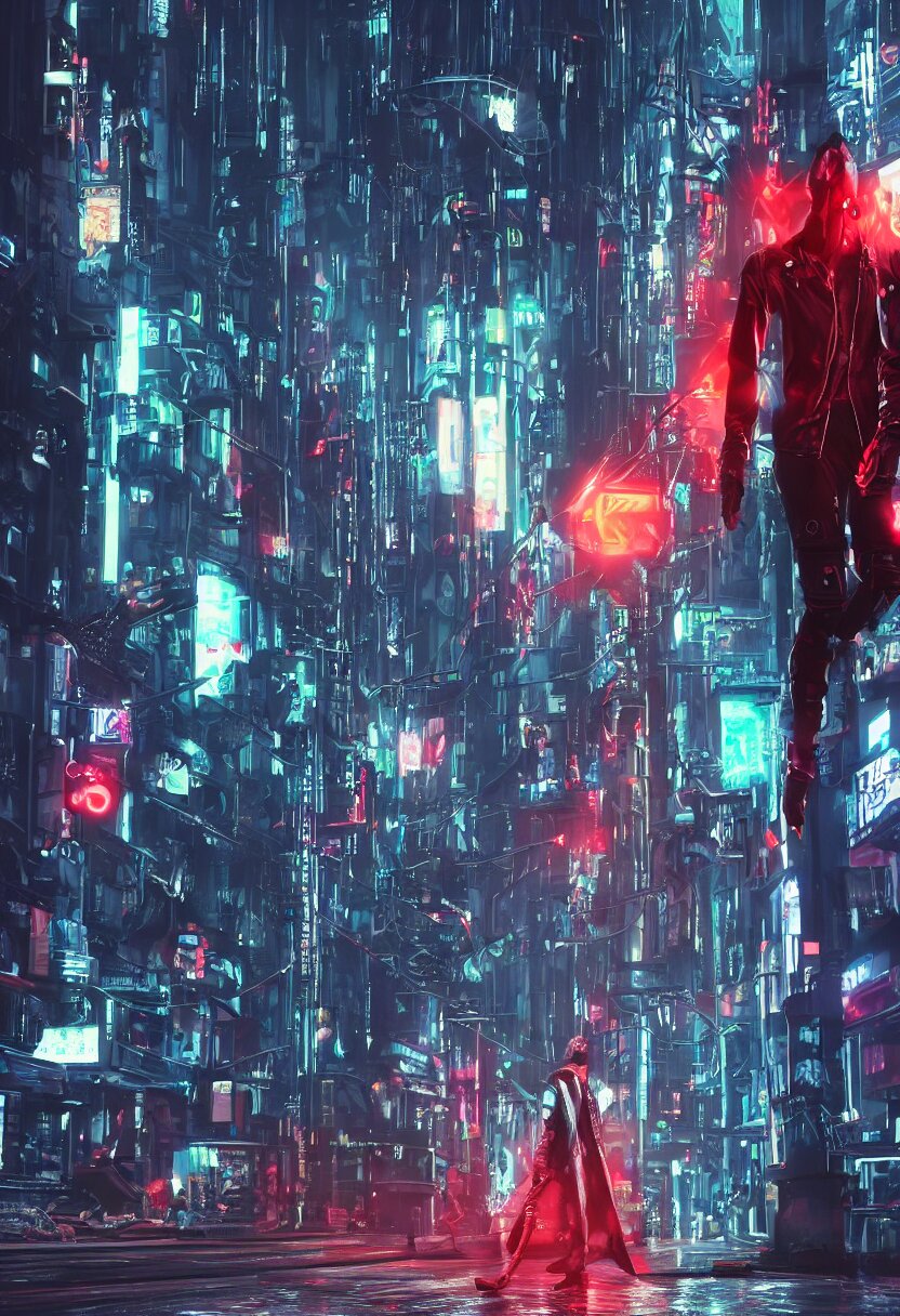 Man with Augmented Limbs