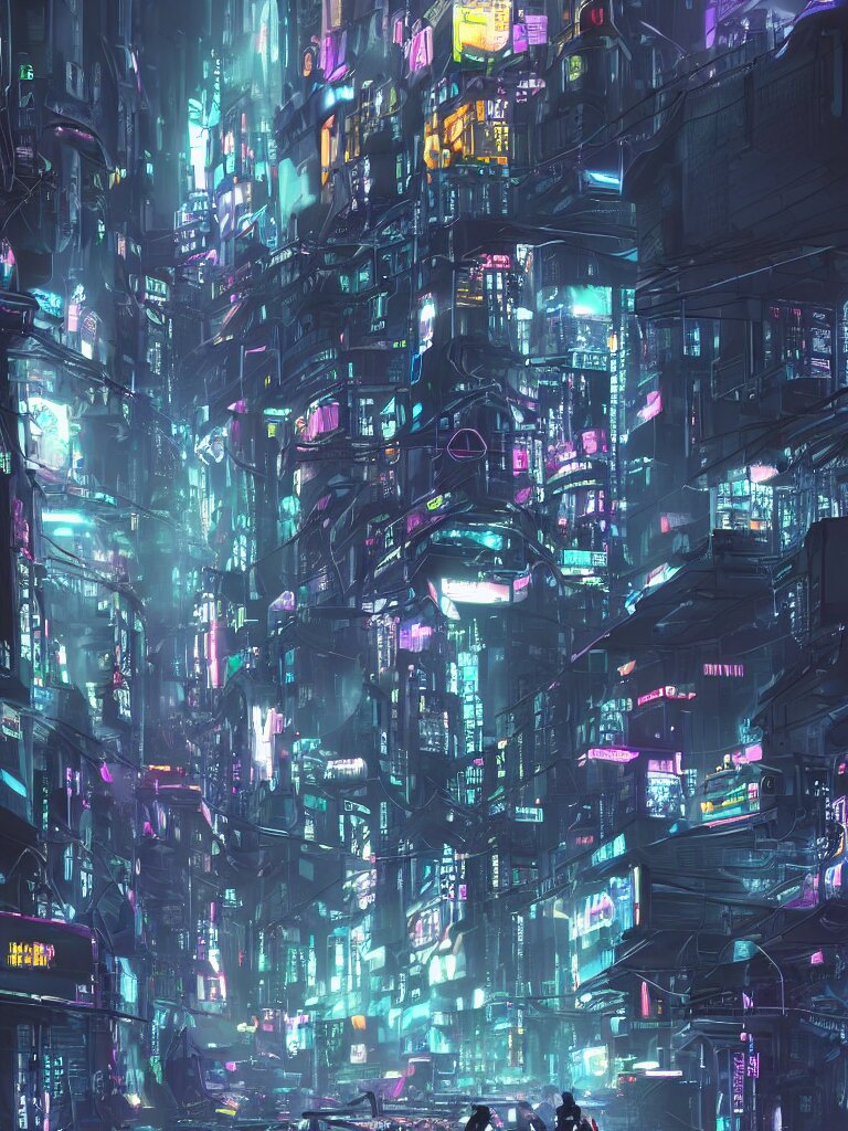 Futuristic Cyberpunk Street
