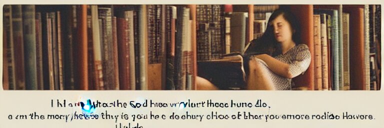 I Am the Girl Who Spends Hours Huddled in a Corner of a Library