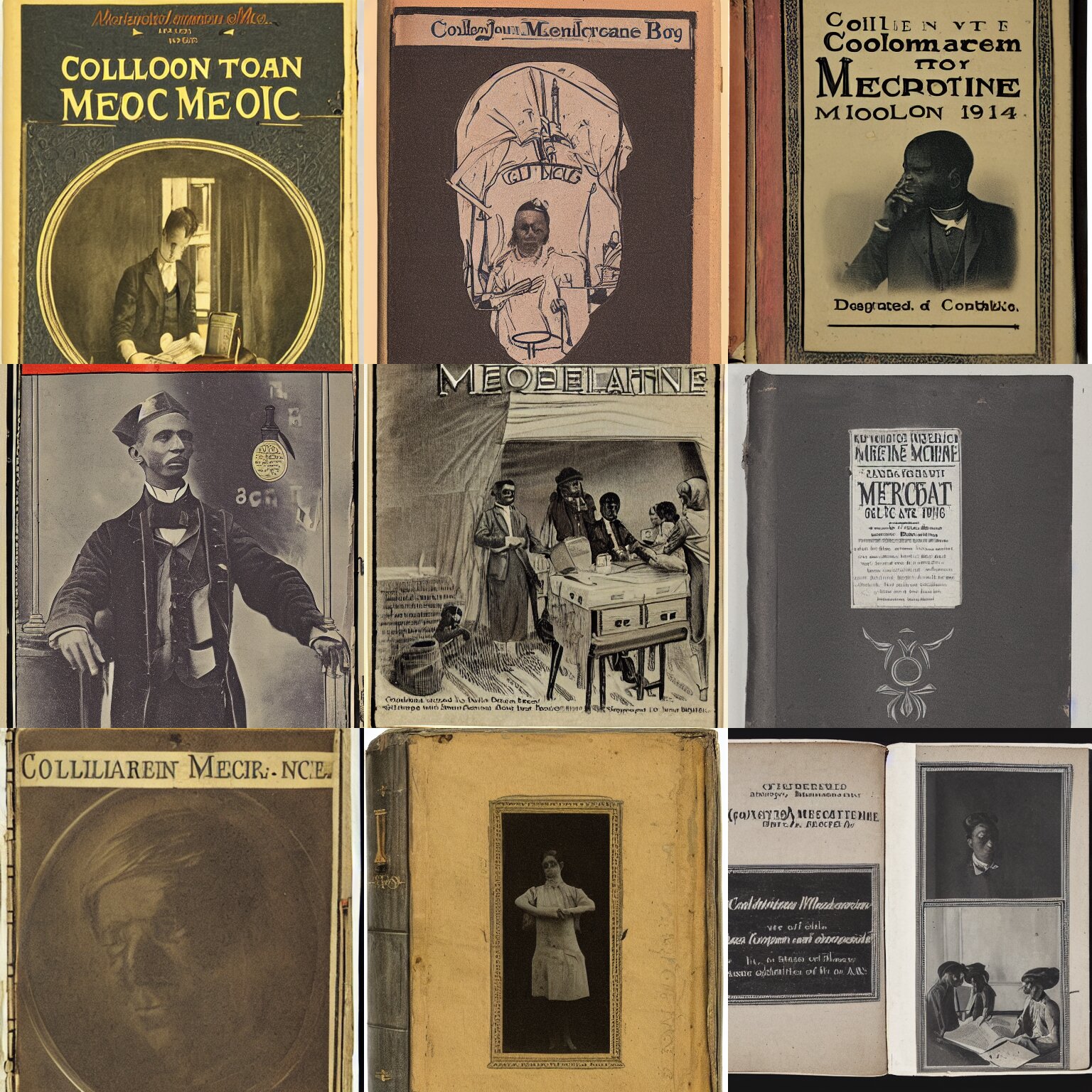 Cover of a Damaged Book About Colonial Medecine