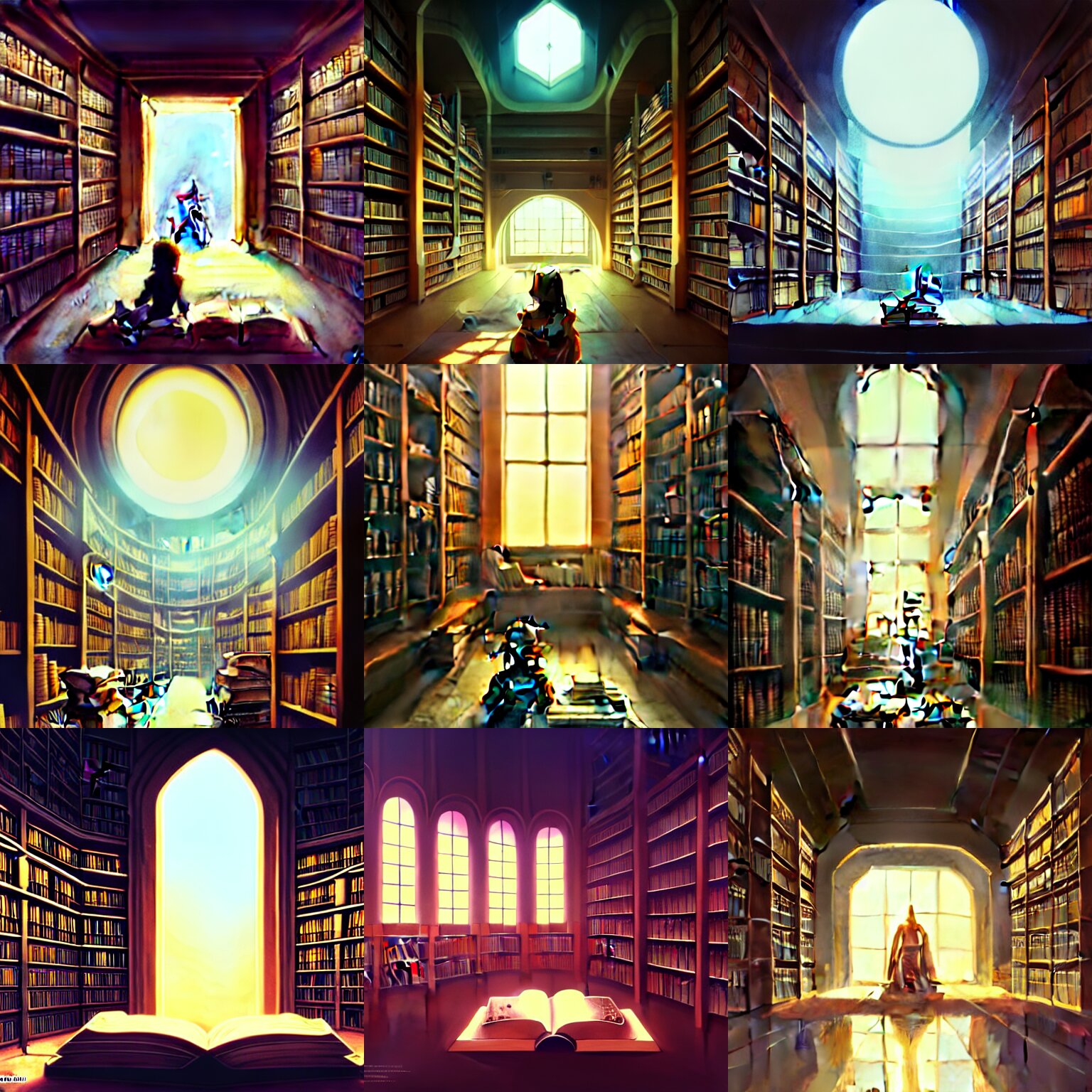 Inside an Infinite Library