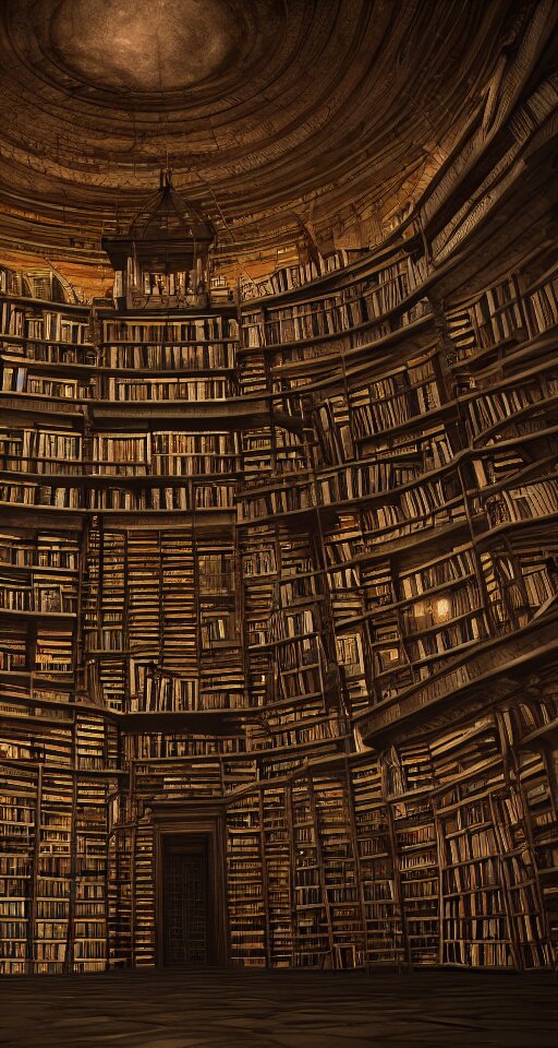 Ancient Libraries Containing the Knowledge of All Time