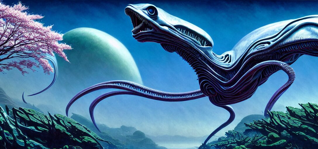 An Alien Fish in the Style of Roger Dean