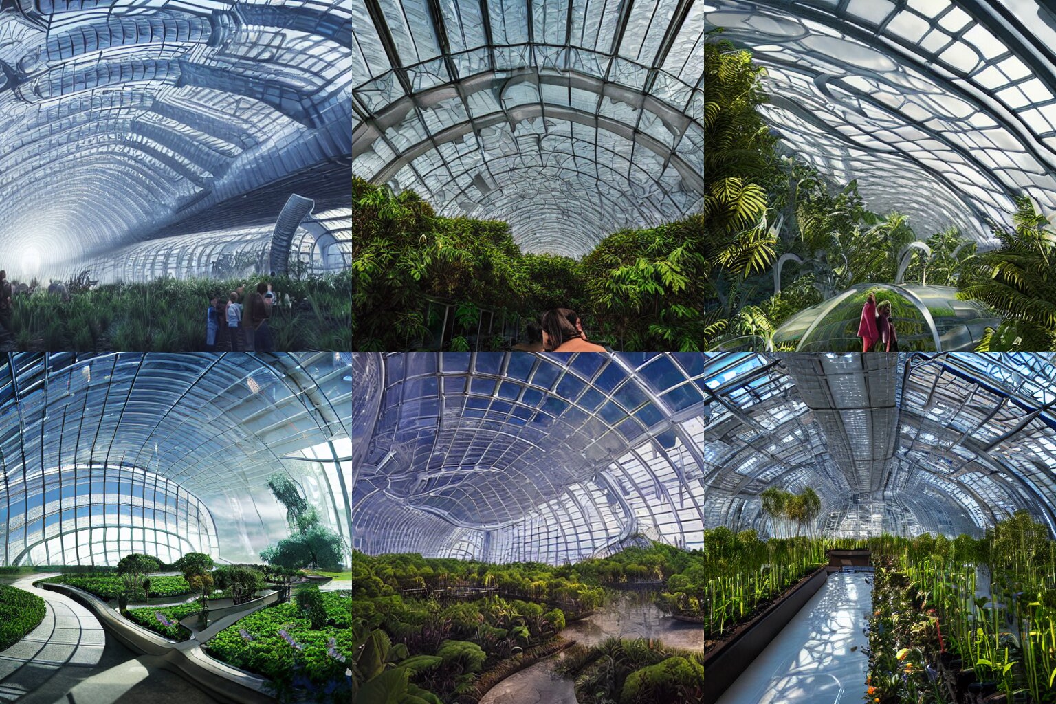 Colossal Spaceship Greenhouse