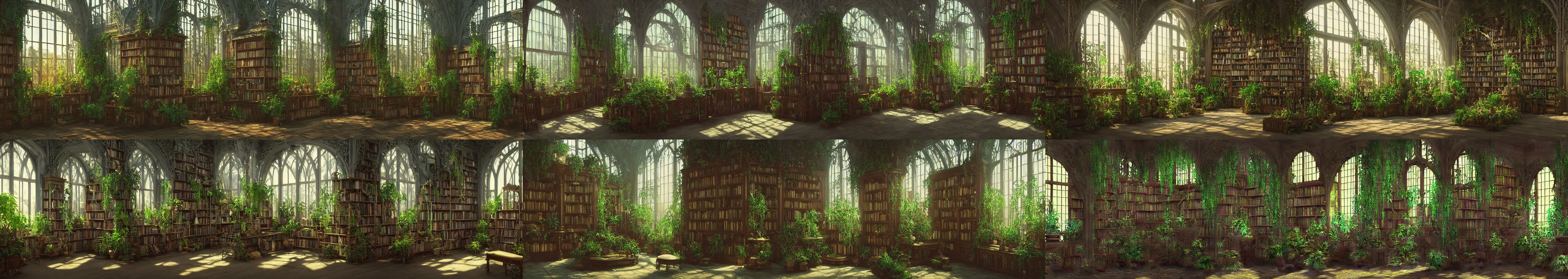 Secret Museum of Magical Items Inside a Crystal Greenhouse Palace