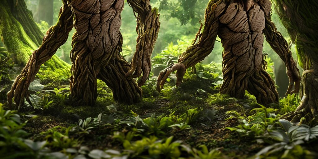 I Am Groot in a Woodland Terrarium