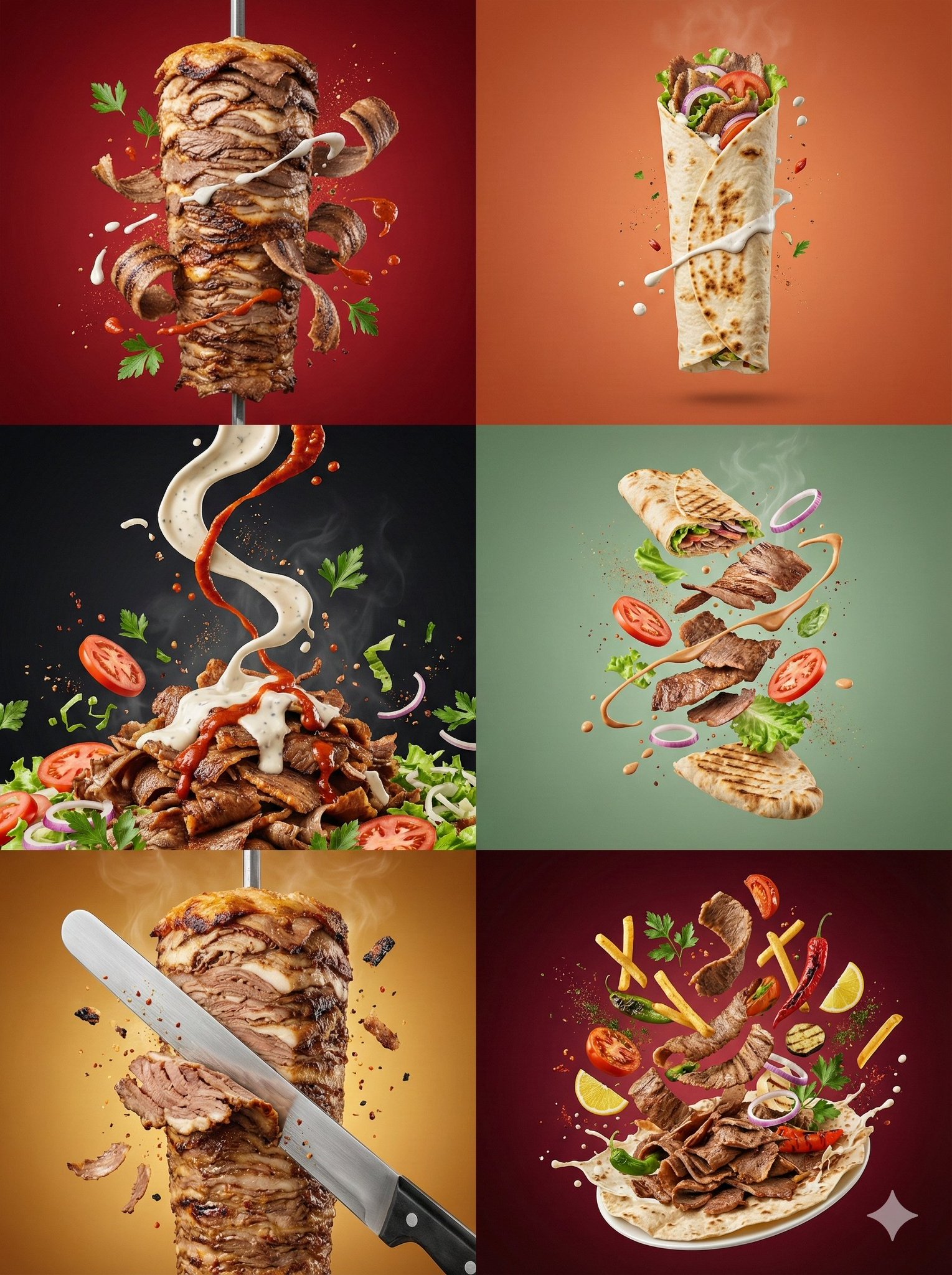 Döner Commercial Food Photography Set