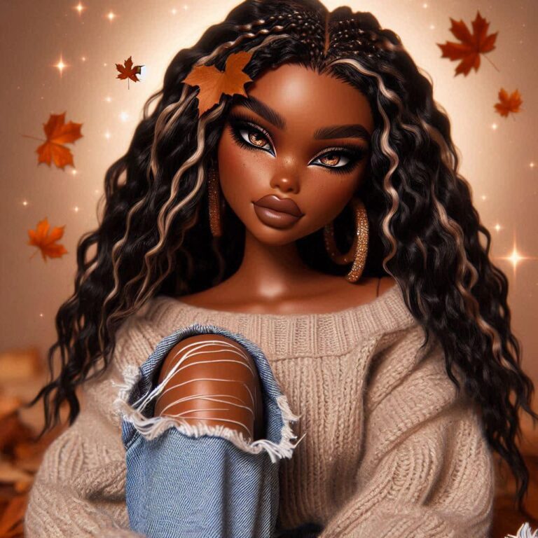 Autumn Bratz Doll: Cozy Beige & Ripped Jeans