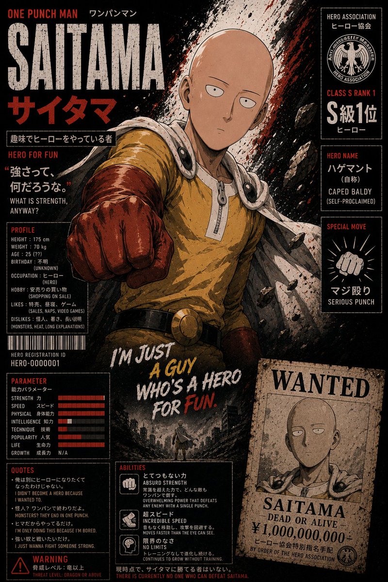 Anime Streetwear Character Poster